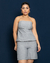 Blusa Tomara que Caia Cinza Mescla - comprar online