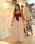 Vestido Bicolor Vinho - comprar online