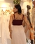 Vestido Bicolor Vinho - loja online