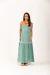 Vestido Gracinha Verde Longo - comprar online