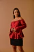 Blusa Ventania Vinho