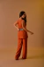 Calça Pantalona Laranja Outono - comprar online