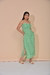 Vestido Listras Verde