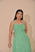 Vestido Listras Verde - loja online