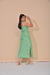 Vestido Listras Verde