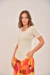 Blusa Pandora Manga Curta