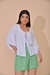 Blusa Flora Branca na internet