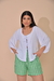 Blusa Flora Branca