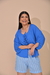 Blusa Flora Azul - comprar online