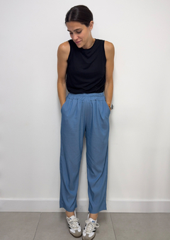Calça Reta Denim - MOMUÁ