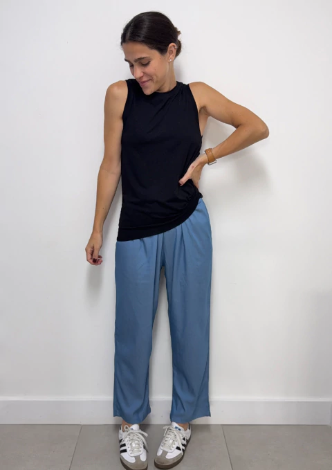 Calça Reta Denim - comprar online