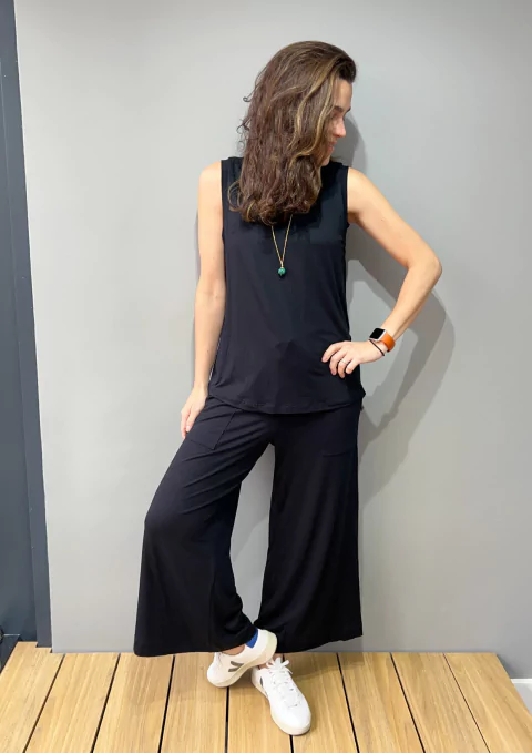 Regata De Malha Preta - comprar online