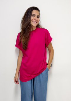 Maxi T-Shirt Magenta Vibe - comprar online