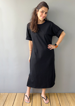 Imagem do Vestido Midi Básico Preto