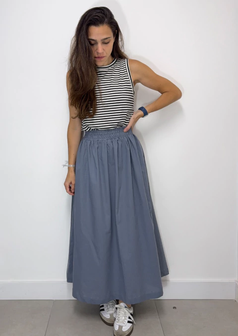 Saia de Tecido Azul Sereno - comprar online