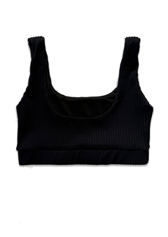 Top Canelado Preto - loja online