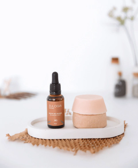 Kit Capilar Natural – Shampoo + Acondicionador + Aceite de Jojoba - comprar online