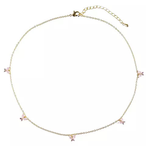 COLLAR TINI GOLD ROSA - comprar online