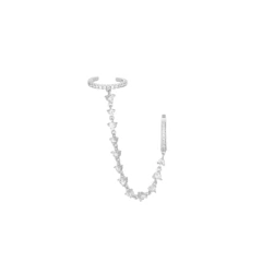 ARO LU CON CUFF PLATEADO - comprar online