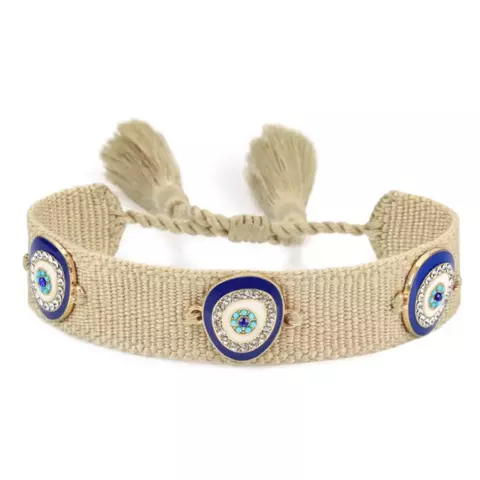 PULSERA OJITOS GREY - comprar online
