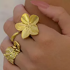 ANILLO CHUNKY CAMELIA - JOYAS EURO