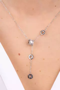 COLLAR LUCIA PLATEADO - comprar online