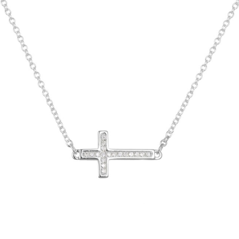 GARGANTILLA CRUZ CRISTAL - comprar online