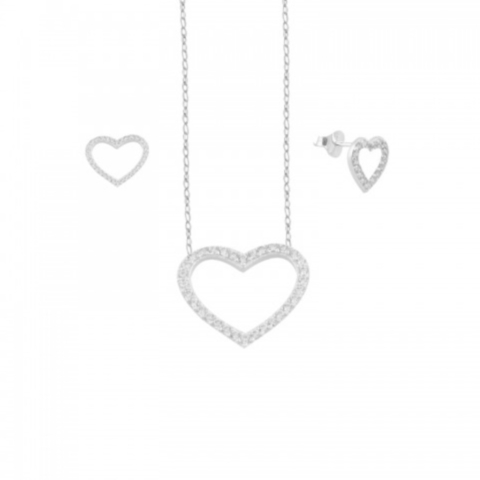 CONJUNTO AROS Y GARGANTILLA BELLA