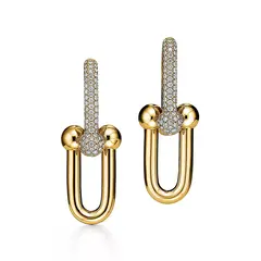 PAR DE AROS BUENOS AIRES DORADO