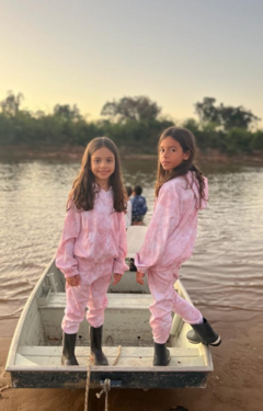 CONJ CORTA-VENTO ROSA TIE DYE