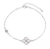 Pulseira Trevo Madrepérola - PRATA925