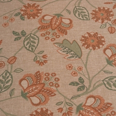 TECIDO IMPERMEÁVEL ESTAMPADO MÁLAGA 18 FOLHAS VERDE
