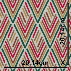 TECIDO VELUDO ESTAMPADO TREVISO-15 - loja online