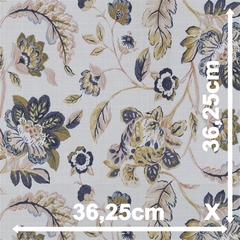 TECIDO VELUDO ESTAMPADO TREVISO-23 - loja online