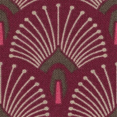 TECIDO IMPERMEÁVEL ASTURIAS 108 GEOMETRICO VERMELHO