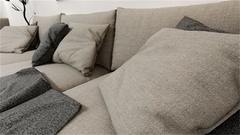 TECIDO ECO 30 SUSTENTAVEL GRANITE GELO - Tecidos Casa Cumer