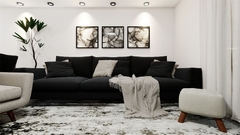 TECIDO ECO 35 SUSTENTAVEL GRANITE PRETO - Tecidos Casa Cumer