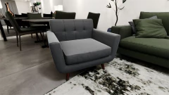TECIDO VELUDO MAX 07 CINZA ESCURO - loja online
