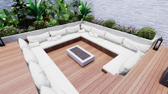 TECIDO IMPERMEÁVEL ÁREA EXTERNA ACQUA SUMMER 426 CRU - Tecidos Casa Cumer