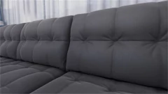 TECIDO PARA SOFÁ VELUDO INCA 10 CHUMBO (5m SEM CORTE) - Tecidos Casa Cumer