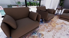 Tecido Linho P/ Sofás, Pufes, Poltronas, Artesanatos - 5 Mts