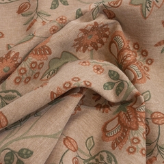 TECIDO IMPERMEÁVEL ESTAMPADO MÁLAGA 18 FOLHAS VERDE - comprar online