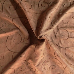 Suede Bordado P/ Almofadas, Pufes, Bolsas, Artesanatos 4 Mts - loja online