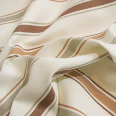 TECIDO IMPERMEÁVEL ESTAMPADO MÁLAGA 22 LISTRADO MARROM - comprar online