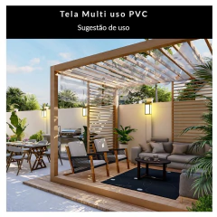 Tela Sling Sintética Para Pergolado - Cobre Área de 30,80 m² - comprar online