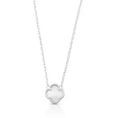 COLAR TREVO MADREPÉROLA - PRATA 925 - comprar online
