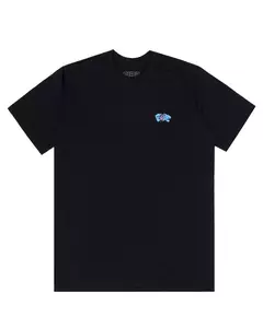 Camiseta Básica Fire Bubble Letter Spray (Preto) na internet