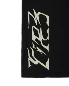 Camiseta Básica Fire Samurai Letter (Preto) na internet
