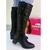 Bota Feminina Dakota Cano Longo Salto Bloco Grosso G9621 - Lesantini