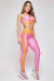 Conjunto Fitness Lest Gym Top + Legging Freedom / Rosa / M 2203 - comprar online